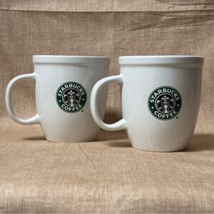Set (2) Starbucks 2007 oversize 18oz
Mermaid both sides Large Coffee Mugs